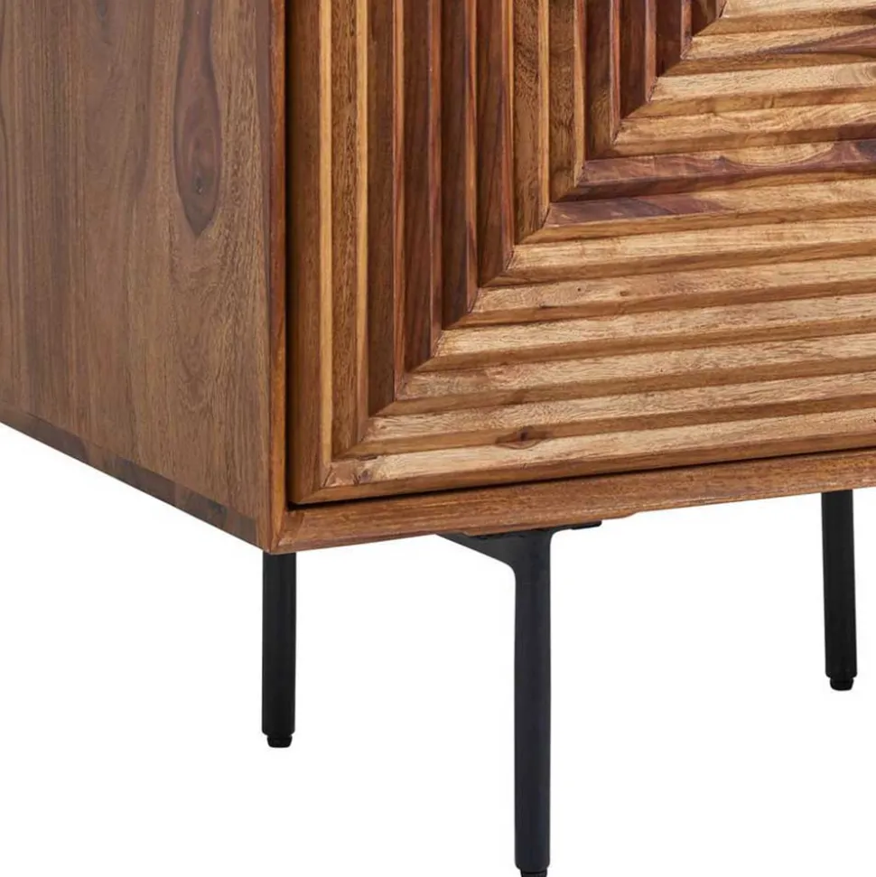 3-türiges Designer Sideboard aus Massivholz - Madrino