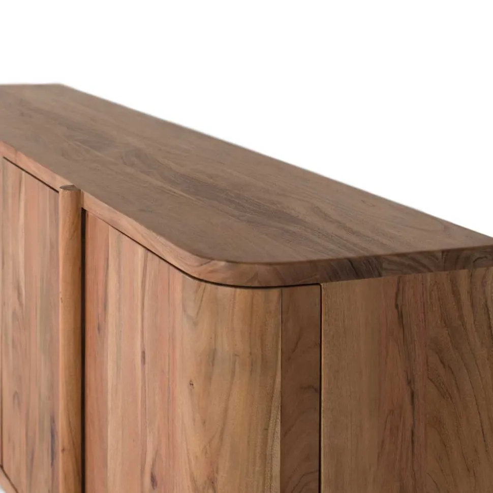 4-türiges Sideboard aus Akazie Massivholz - Spiaggia