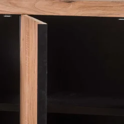 3-türiges Sideboard aus Teak Massivholz - Myons