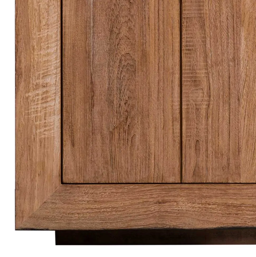 3-türiges Sideboard aus Teak Massivholz - Myons