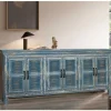 6-türiges Sideboard in Blau - Enrossino
