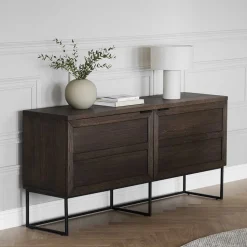 2-türiges Sideboard in Eiche Braun - Ekorena