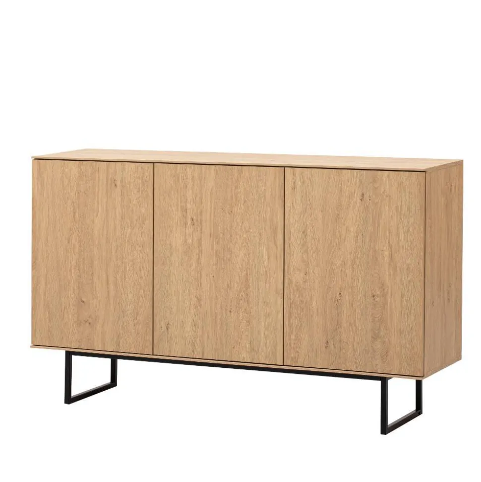 3-türiges Sideboard in Eiche Stone - Jaskin