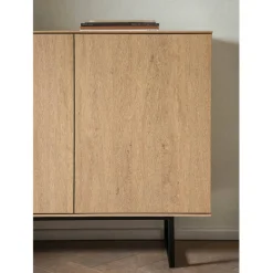 4-türiges Sideboard in Eiche Stone - Jaskin