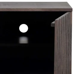 2-türiges TV Board in Esche Dunkel - Eyes
