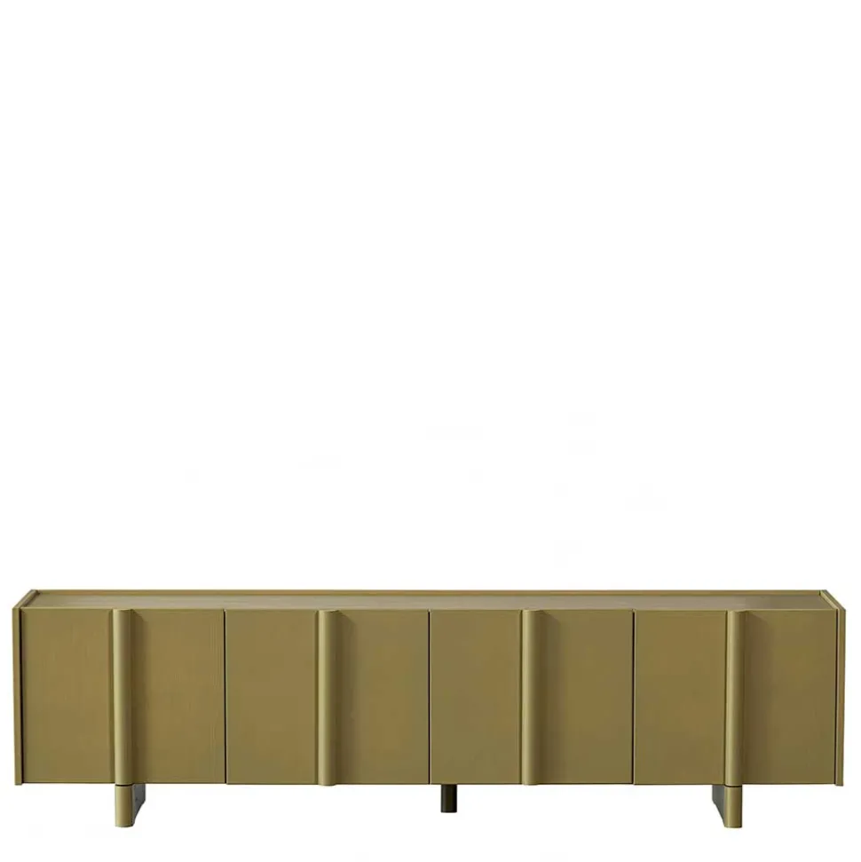 4-türiges TV Lowboard in Khaki - Biledda