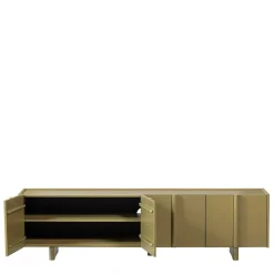 4-türiges TV Lowboard in Khaki - Biledda