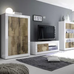 TV Anbauwand Kombination modern - Olvenion (dreiteilig)