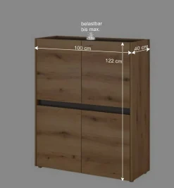 TV Anbauwand Set - Colomania (fünfteilig)