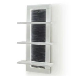 TV Anbauwand Set in Weiß - Hazime (dreiteilig)