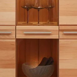 TV Board & Highboard & Hängeregal Set - Amyonta (dreiteilig)