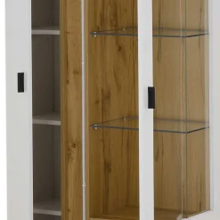 TV Board & Vitrinenschrank & Hängeboard Set - Racelyn (dreiteilig)