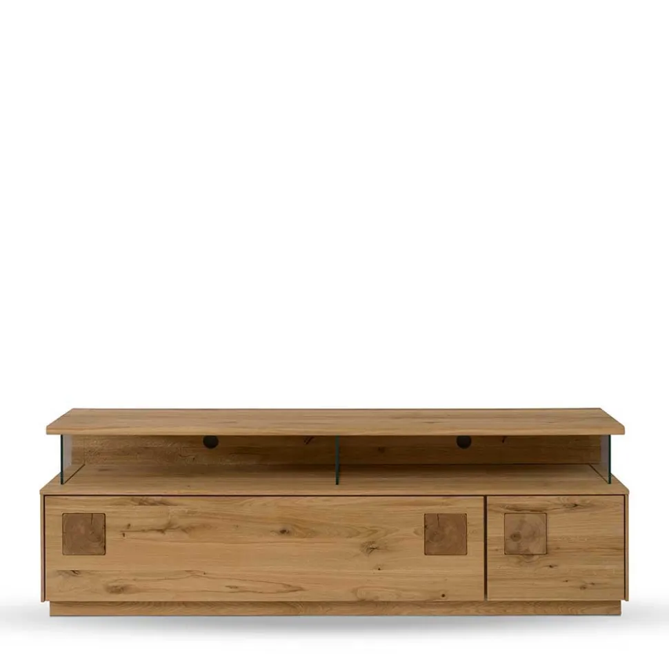 TV Board & Wandboard & Vitrine Set - Millena (dreiteilig)