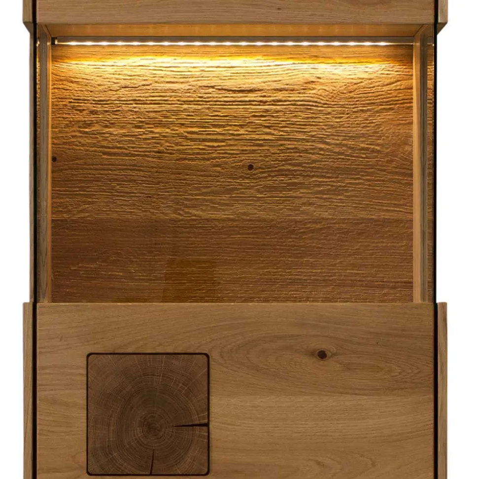 TV Board & Wandboard & Vitrine Set - Millena (dreiteilig)