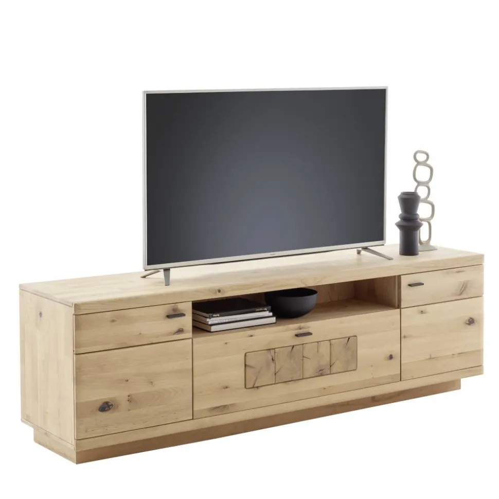TV Board aus hellem Asteiche Massivholz - Losiamos