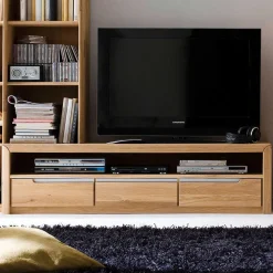TV Board Croconia aus Wildeiche Massivholz