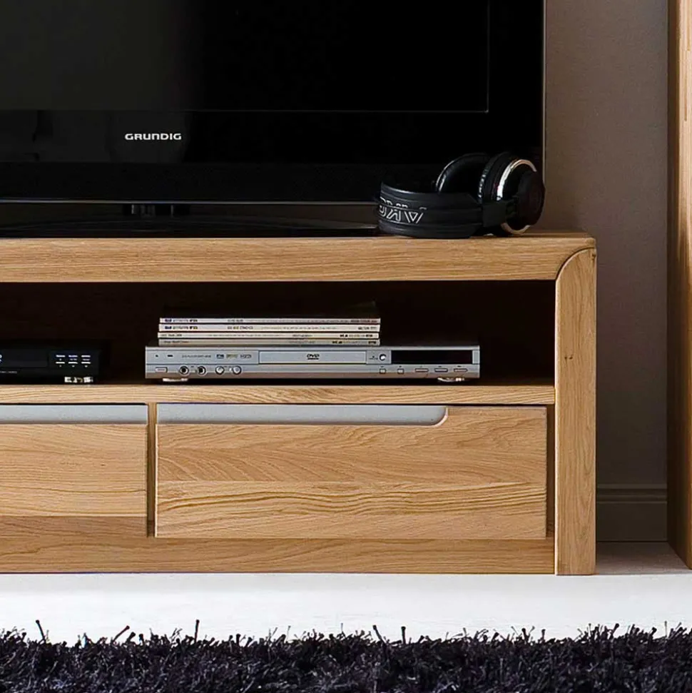 TV Board Croconia aus Wildeiche Massivholz