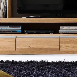 TV Board Croconia aus Wildeiche Massivholz