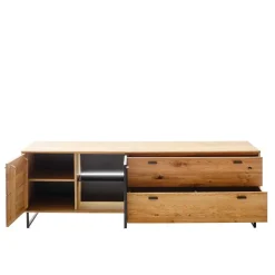 TV Board mit Glastür & Tür & zwei Schubladen - Flacona