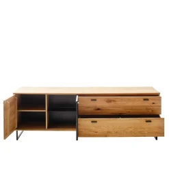 TV Board mit Glastür & Tür & zwei Schubladen - Flacona
