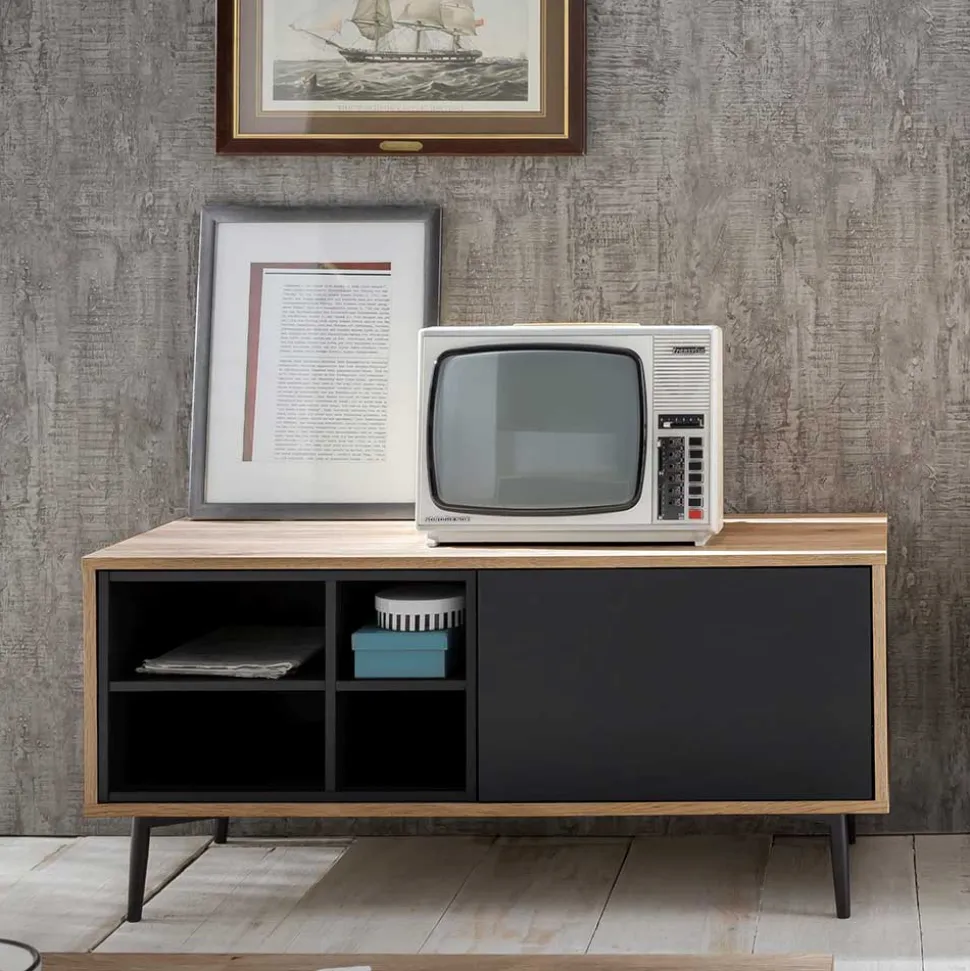 TV Board mit Tür und vier Fächern - Travolda