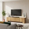 TV Board Vaskov aus Wildeiche Massivholz