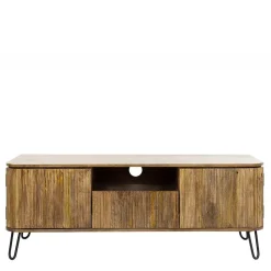 TV Design-Lowboard aus Mangobaum Massivholz - Noele