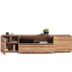 TV Lowboard aus Massivholz Wildeiche - Holiday