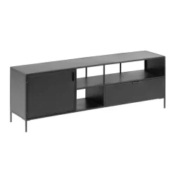 TV Lowboard aus schwarzem Metall - Magde