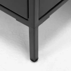 TV Lowboard aus schwarzem Metall - Magde