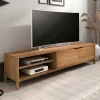 TV Lowboard aus Wildeiche Massivholz - Laida