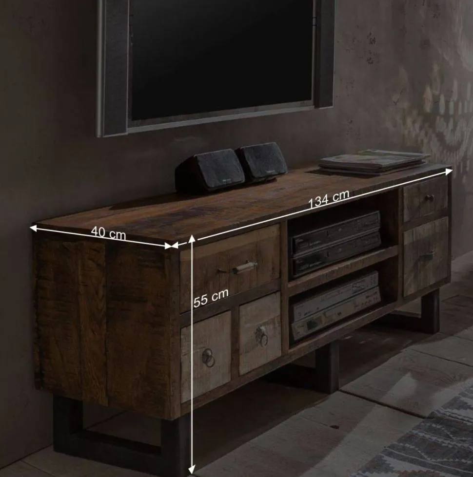 TV Lowboard Bahiro im Loft Design