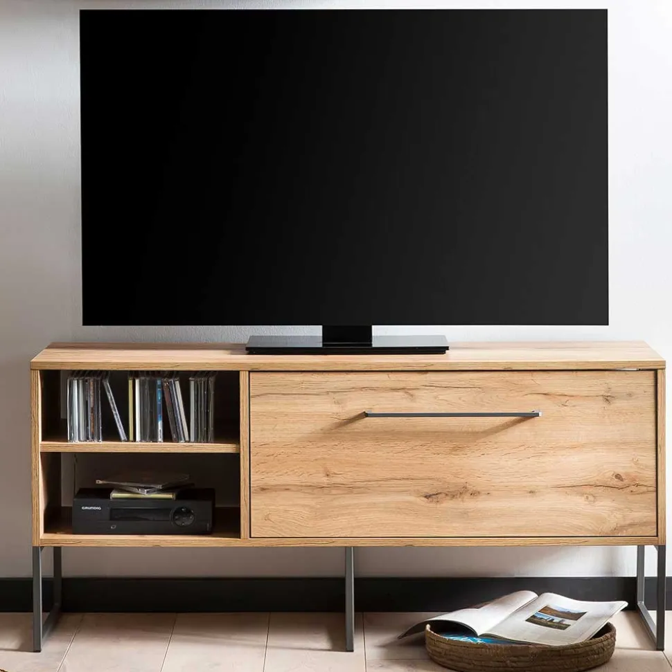 TV Lowboard in Eiche Touchwood - Swurta