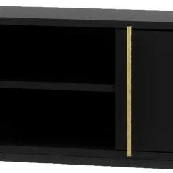TV Lowboard in Schwarz - Groot