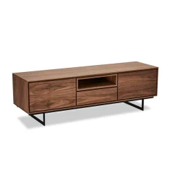 TV Lowboard in Walnussfarben Furnier - Melvue