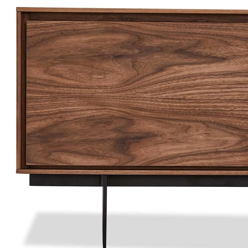TV Lowboard in Walnussfarben Furnier - Melvue