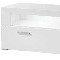 TV Lowboard in Weiß hochglänzend - Timmona