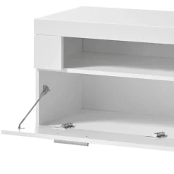 TV Lowboard in Weiß hochglänzend - Timmona