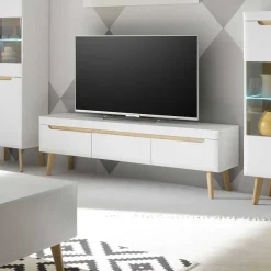 TV Lowboard mit drei Schubladen - Ginko