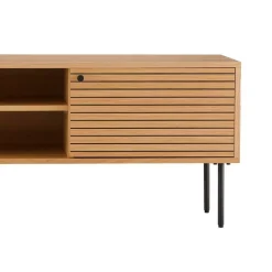 TV Lowboard mit Eiche Furnier - Virona