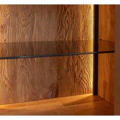 TV Lowboard mit Glas und LED Beleuchtung - Cocondar