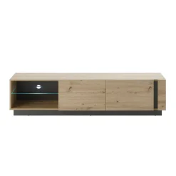 TV Lowboard mit Sockelgestell - 188 cm breit - Lairian
