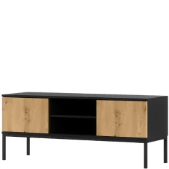 TV Lowboard mit zwei Türen und Fächern - Cavan