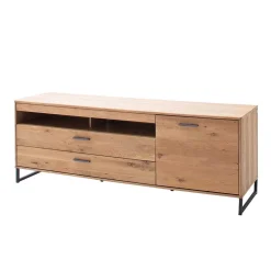 TV Schrank aus Eiche Bianco geölt - Assela