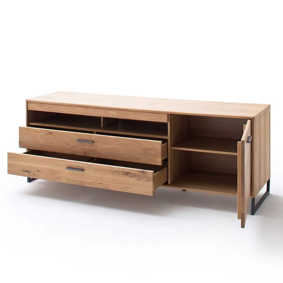 TV Schrank aus Eiche Bianco geölt - Assela