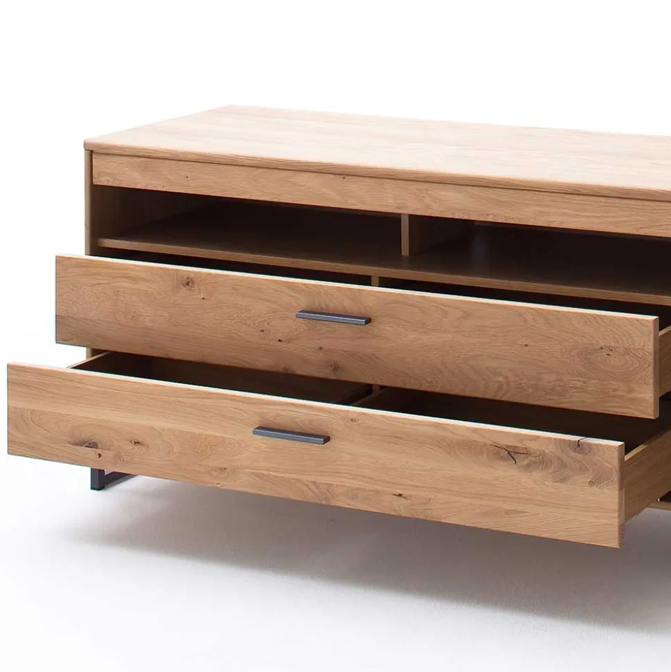 TV Schrank aus Eiche Bianco geölt - Assela