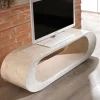 TV Tisch Filicudia in Creme Weiß