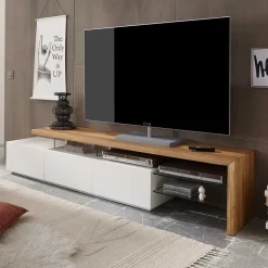 TV Tisch Heaven in Weiß
