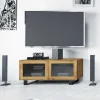 TV Tisch Manzey aus Wildeiche Massivholz