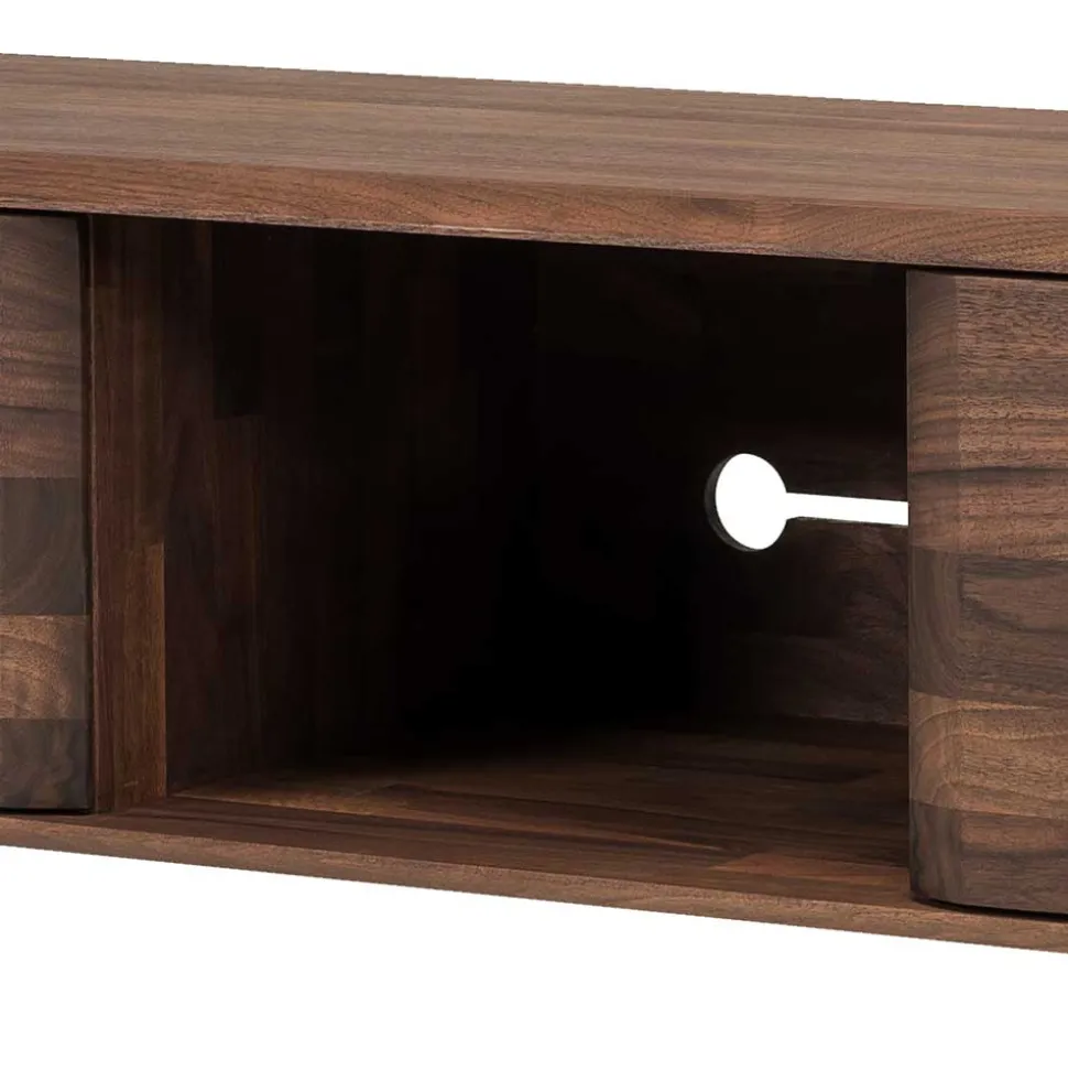 TV Unterschrank aus Nussbaum Massivholz - Rivossa